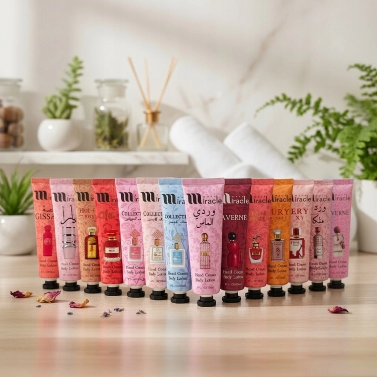 ZESTAW 15szt. KREMÓW DO RĄK I CIAŁA inspirowany arabskimi perfumami