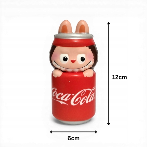 GNIOTEK ANTYSTRESOWY LABUBU ZABAWKA SENSORYCZNA SQUISHY RÓŻNE KOLORY red