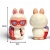GNIOTEK ANTYSTRESOWY LABUBU ZABAWKA SENSORYCZNA SQUISHY RÓŻNE KOLORY white