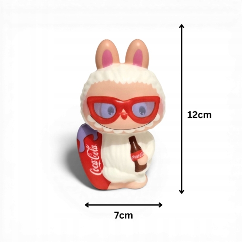 GNIOTEK ANTYSTRESOWY LABUBU ZABAWKA SENSORYCZNA SQUISHY RÓŻNE KOLORY white