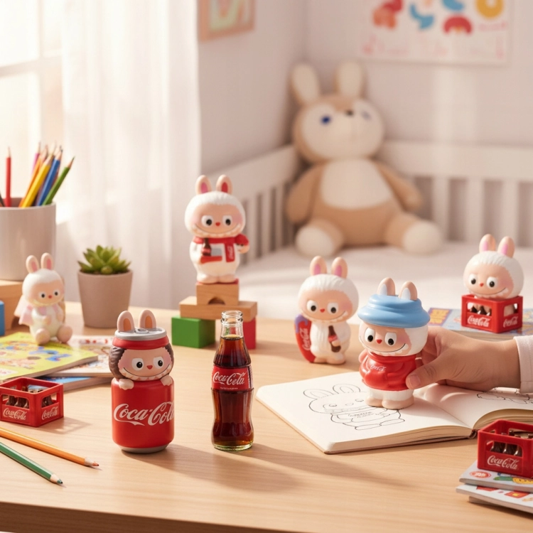 GNIOTEK ANTYSTRESOWY LABUBU ZABAWKA SENSORYCZNA SQUISHY RÓŻNE KOLORY white