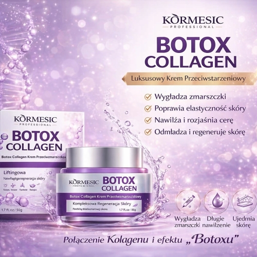 KORMESIC - Krem przeciwstarzeniowy collagen do twarzy 50ml