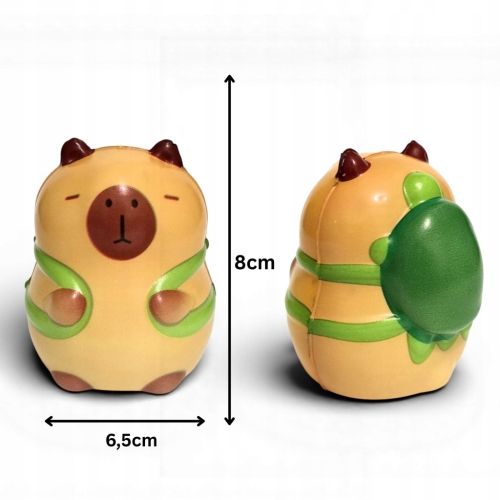 Gniotek Squishy Kapibara Antystresowa Sensoryczna 1szt. (8cm x 6,5cm)...