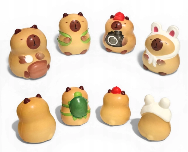 Gniotek Squishy Kapibara Antystresowa Sensoryczna 1szt. (8cm x 6,5cm)...