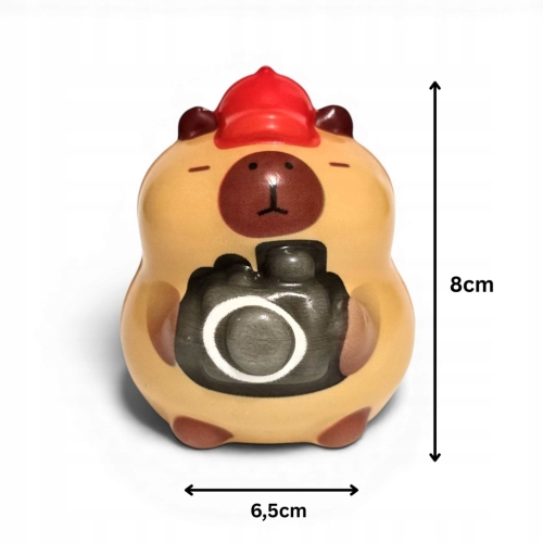 Gniotek Squishy Kapibara Antystresowa Sensoryczna 1szt. (8cm x 6,5cm)..
