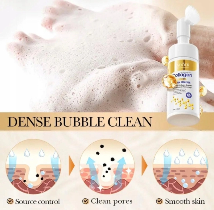 Pianka do oczyszczania I demakijażu Sadoer 120ml