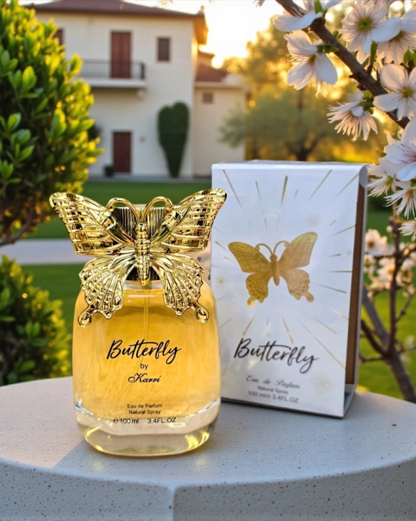Arabskie perfumy! Woda perfumowana żółta owocowa Butterfly by Karri 100 ml
