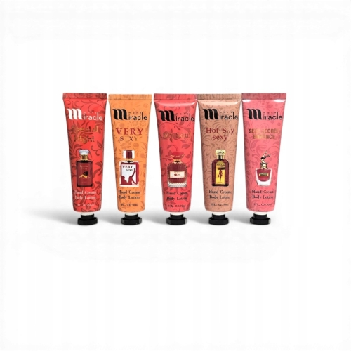 ZESTAW 5szt. (30ml/szt) KREMÓW DO RĄK I CIAŁA (red)