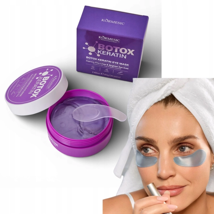 KORMESIC - Płatki hydrożelowe pod oczy Keratin Collagen (60.szt)